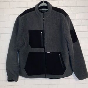 Figs Gray and Black Utility Jacket